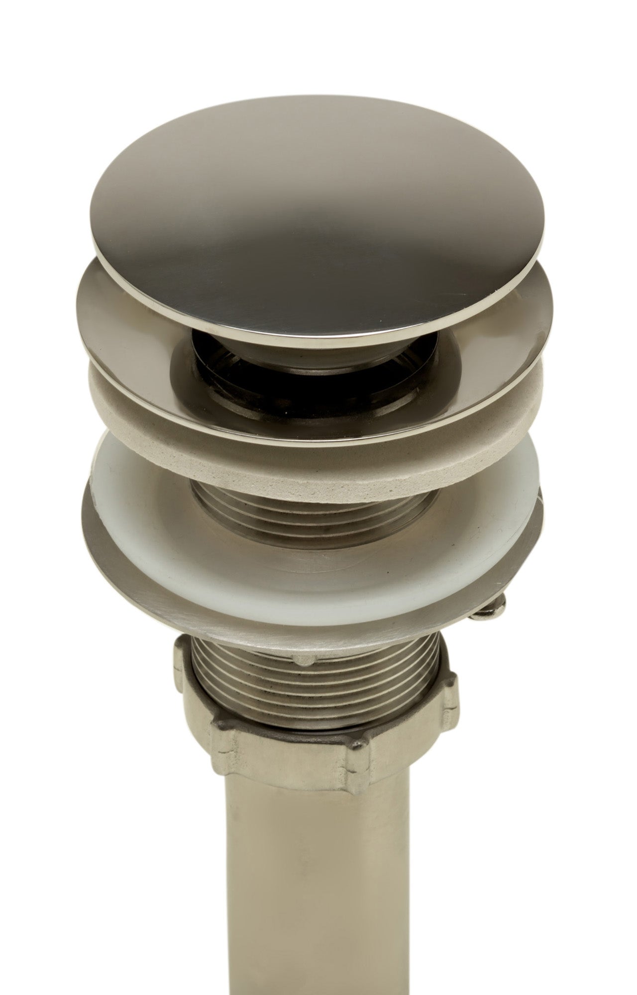 ALFI Polished Stainless Stainless Steel Pop Up Drain for Sink w/o Overflow, AB5009-PSS