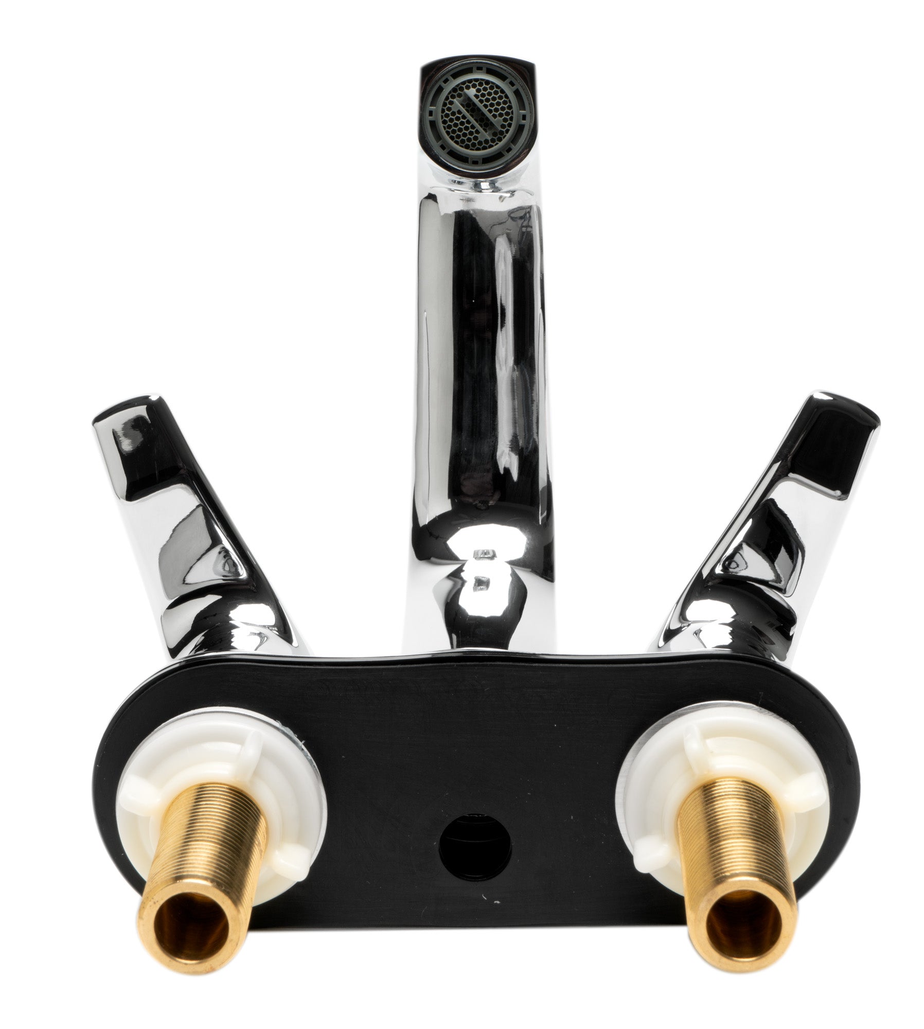 ALFI brand AB1493-PC Polished Chrome Two-Handle 4'' Centerset Bathroom Faucet - The Sink Boutique