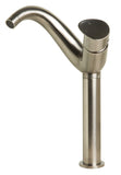 ALFI Tall Wave Brushed Nickel Single Lever Bathroom Faucet, AB1570-BN - The Sink Boutique