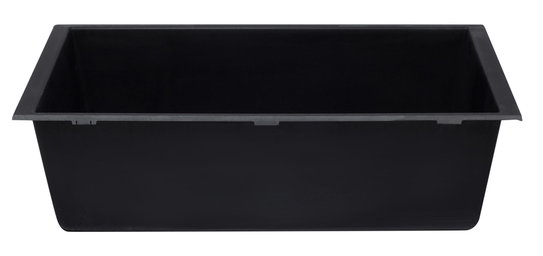 ALFI Black 33" Single Bowl Undermount Granite Composite Kitchen Sink, AB3322UM-BLA