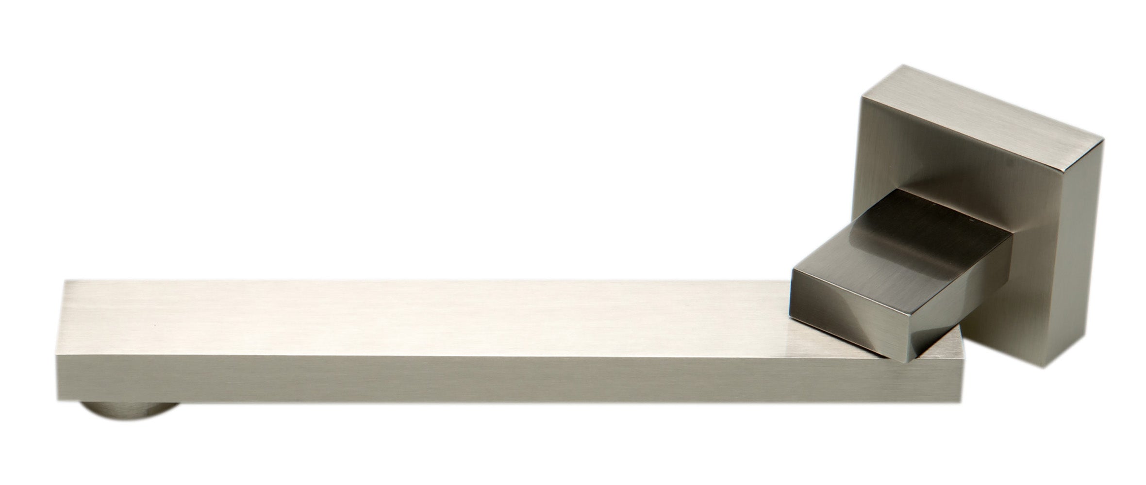 ALFI brand AB7701-BN Brushed Nickel Square Foldable Tub Spout - The Sink Boutique