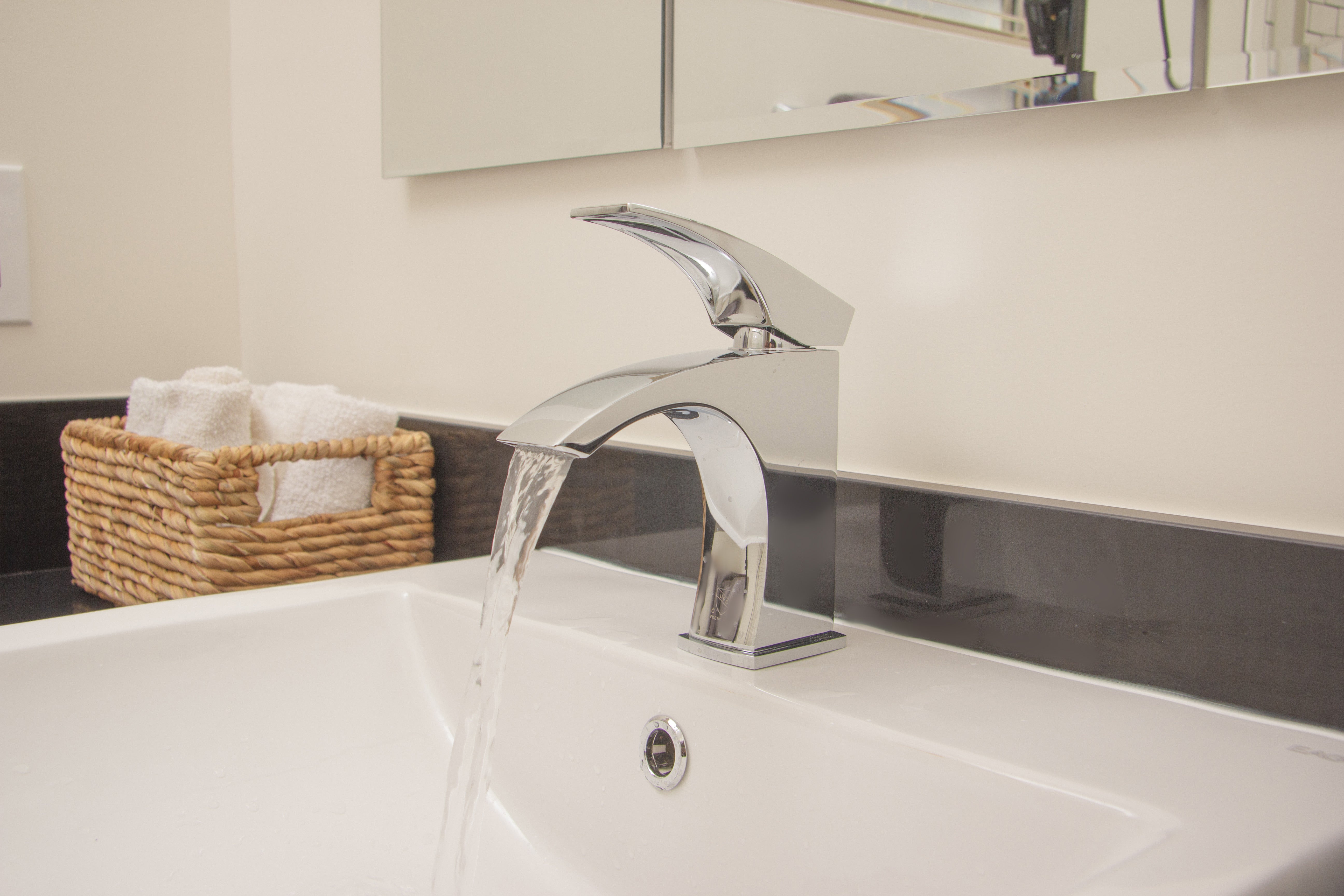 ALFI Brushed Nickel Single Lever Bathroom Faucet, AB1586-BN - The Sink Boutique