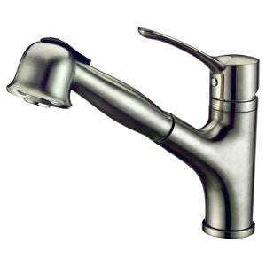 Alternate Image for Dawn 9" 1.8 GPM Pull Out Kitchen Faucet, Brushed Nickel, AB50 3712BN