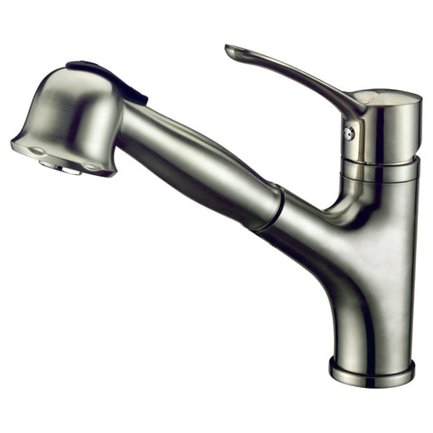 Dawn 9" 1.8 GPM Pull Out Kitchen Faucet, Brushed Nickel, AB50 3712BN