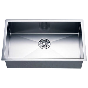 Alternate Image for Dawn 26" Stainless Steel Undermount Kitchen Sink, DSQ241609