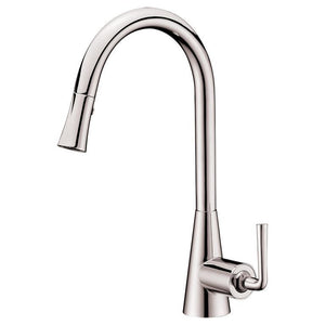 Alternate Image for Dawn 17" 1.8 GPM Pull Down Kitchen Faucet, Brushed Nickel, AB30 3788BN