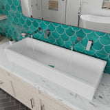 ALFI Polished Chrome Single Lever Wallmount Bathroom Faucet, AB1468-PC