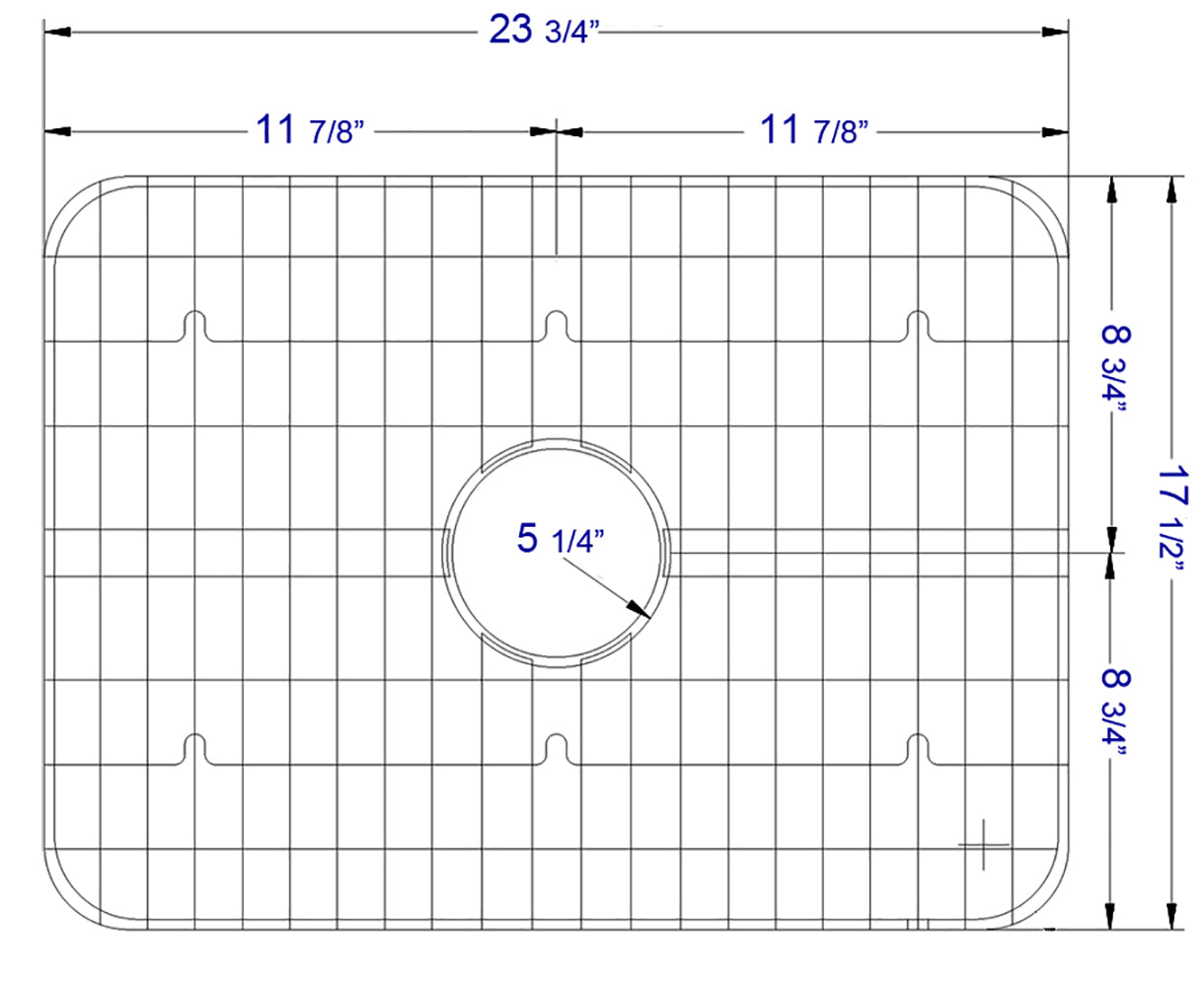ALFI Stainless Steel Sink Grid, GR505