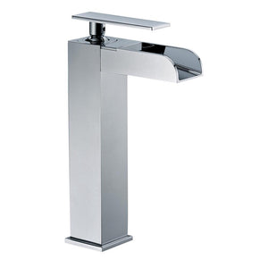 Alternate Image for ALFI Polished Chrome Single Hole Tall Waterfall Bathroom Faucet, AB1597-PC