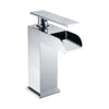 ALFI Polished Chrome Single Hole Waterfall Bathroom Faucet, AB1598-PC