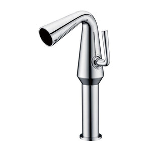 Alternate Image for ALFI Polished Chrome Single Hole Tall Cone Waterfall Bathroom Faucet, AB1792-PC