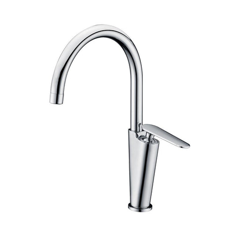 ALFI Polished Chrome Gooseneck Single Hole Bathroom Faucet, AB3600-PC - The Sink Boutique