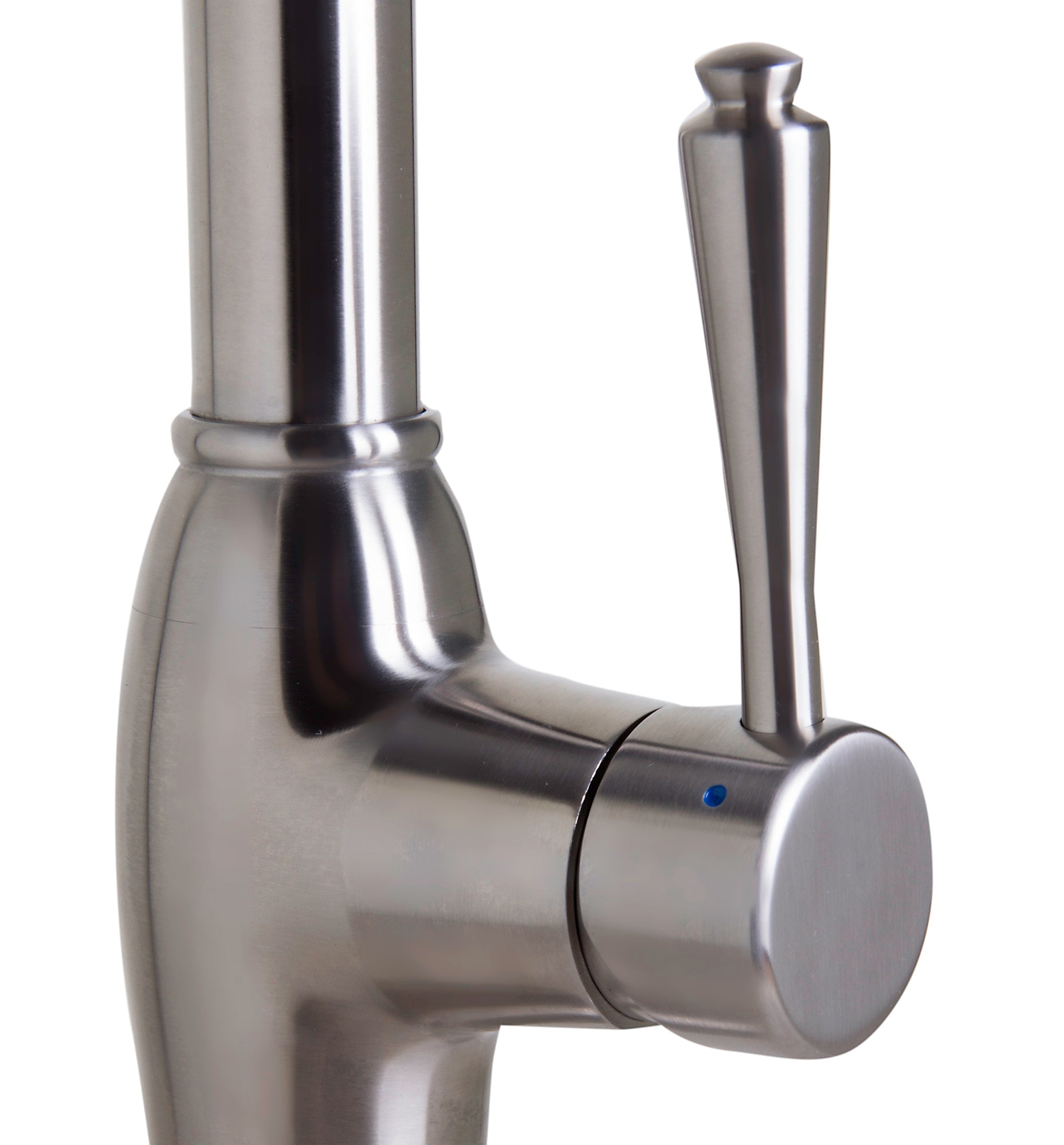 Alternate Image for ALFI Traditional Solid Brushed Stainless Steel Pull Down Kitchen Faucet, AB2043-BSS