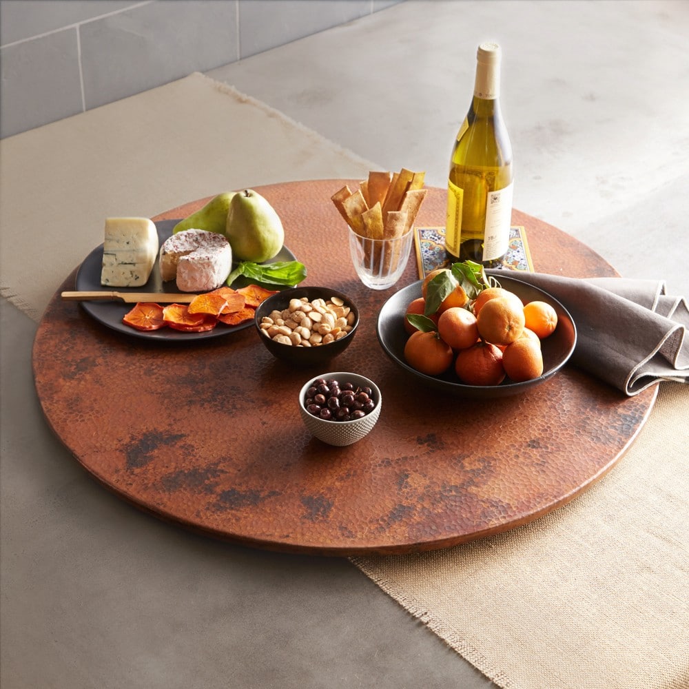 Native Trails 36" Lazy Susan in Tempered Copper, CPO346