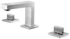 ALFI Brushed Nickel Modern Widespread Bathroom Faucet, AB1322-BN