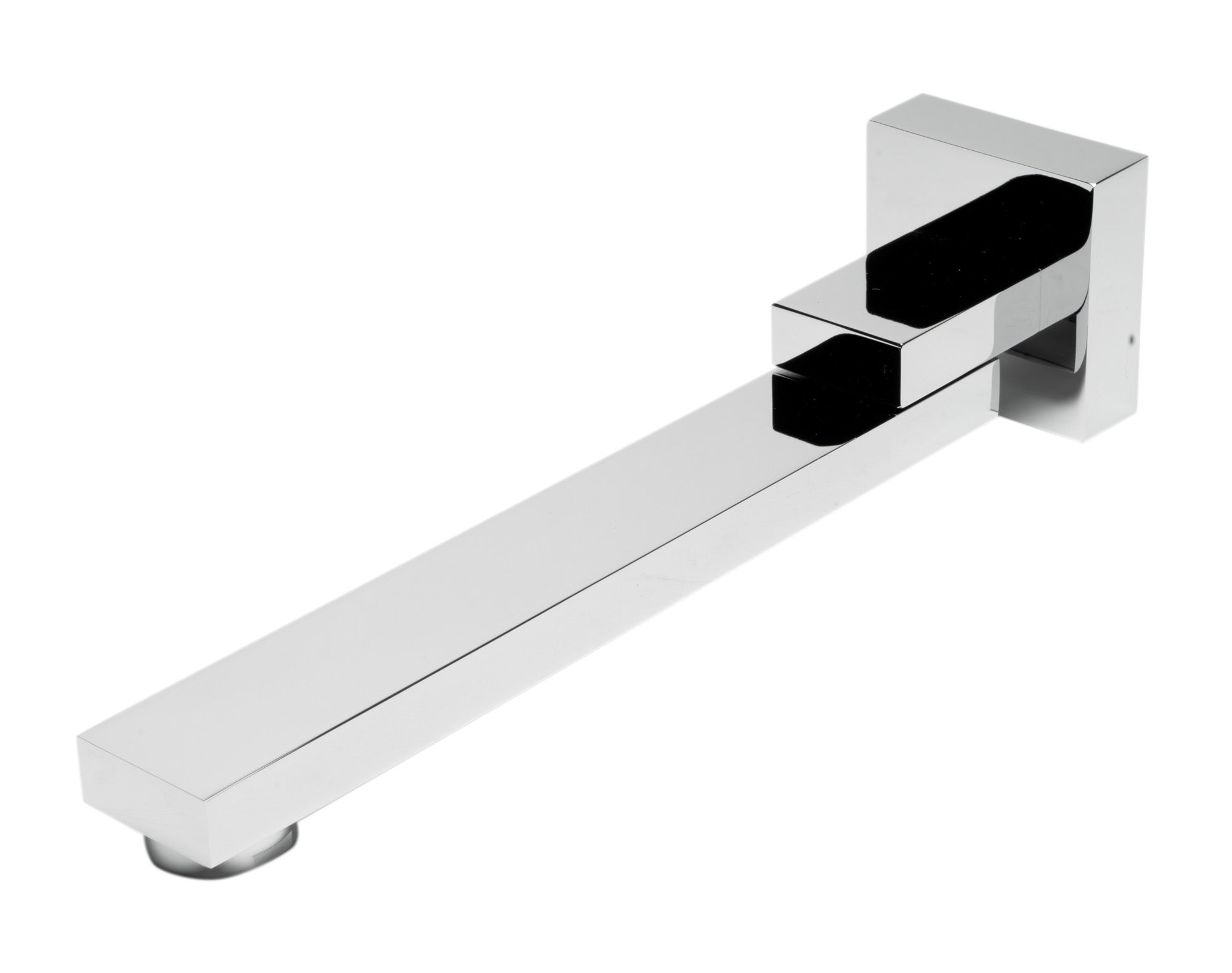 ALFI brand AB7701-PC Polished Chrome Square Foldable Tub Spout - The Sink Boutique