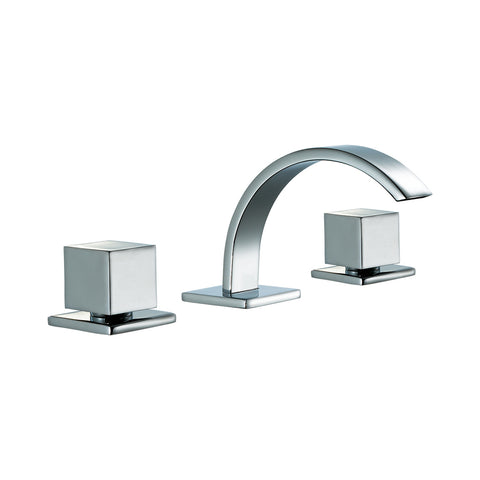 ALFI Polished Chrome Modern Widespread Bathroom Faucet, AB1326-PC