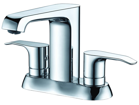 ALFI brand AB1493-PC Polished Chrome Two-Handle 4'' Centerset Bathroom Faucet