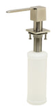 ALFI brand AB5007-BSS Modern Square Brushed Stainless Steel Soap Dispenser