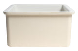 Alfi 20" White Fireclay Undermount Kitchen Sink, AB2017