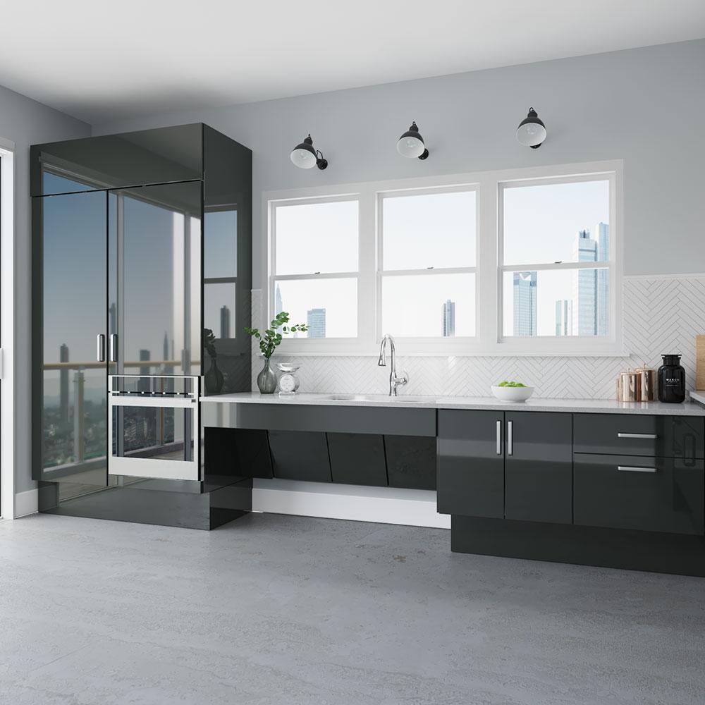Rene 29" Stainless Steel Kitchen Sink, 18 Gauge, R1-1036S-18 - The Sink Boutique