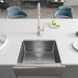 Rene 24" Stainless Steel Farmhouse Sink, 16 Gauge, R1-3004-16 - The Sink Boutique