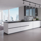 Rene 25" Composite Granite Kitchen Sink, Ivory, R3-1005-IVR-ST-CGS - The Sink Boutique