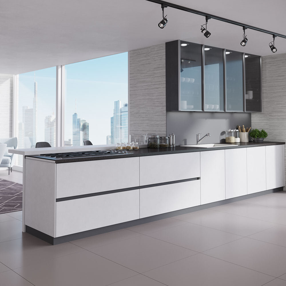 Rene 33" Composite Granite Kitchen Sink, Ivory, R3-2006-IVR-ST-CGS - The Sink Boutique