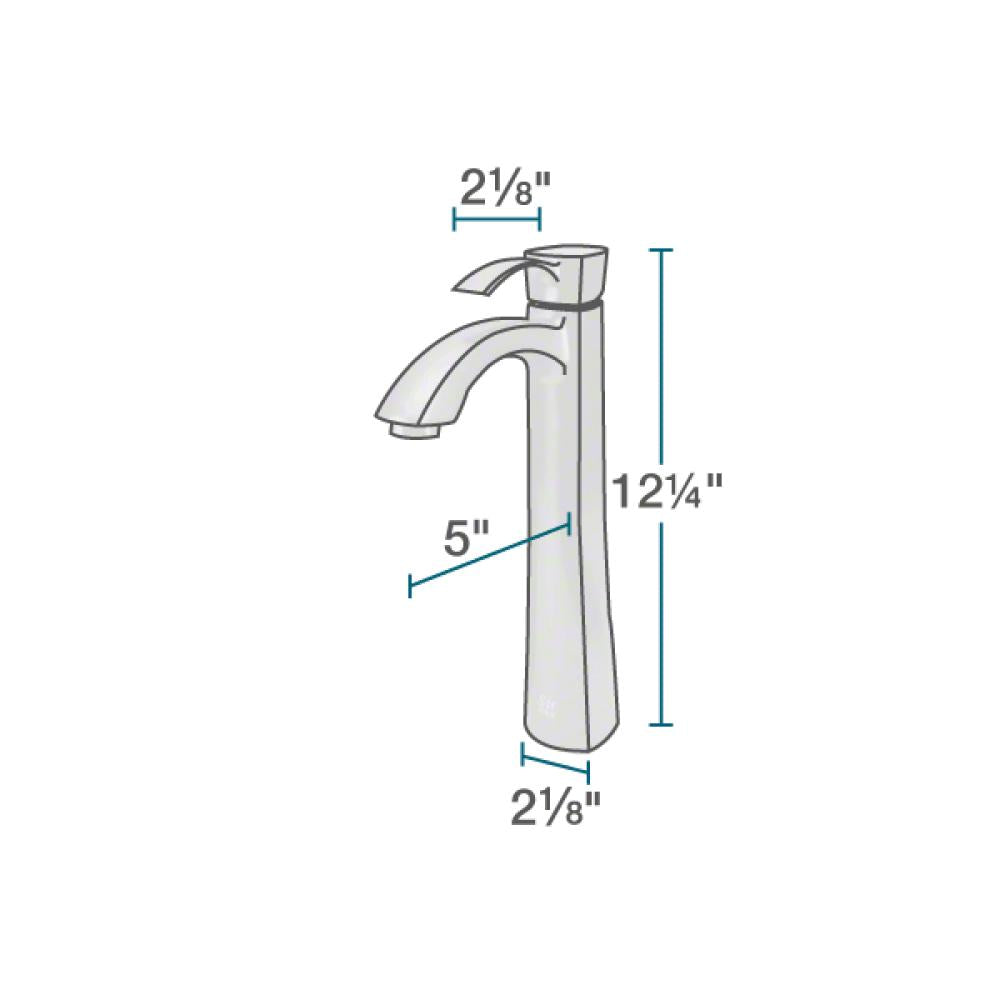Rene 17" Round Glass Bathroom Sink, Celeste, with Faucet, R5-5001-CEL-R9-7006-C - The Sink Boutique