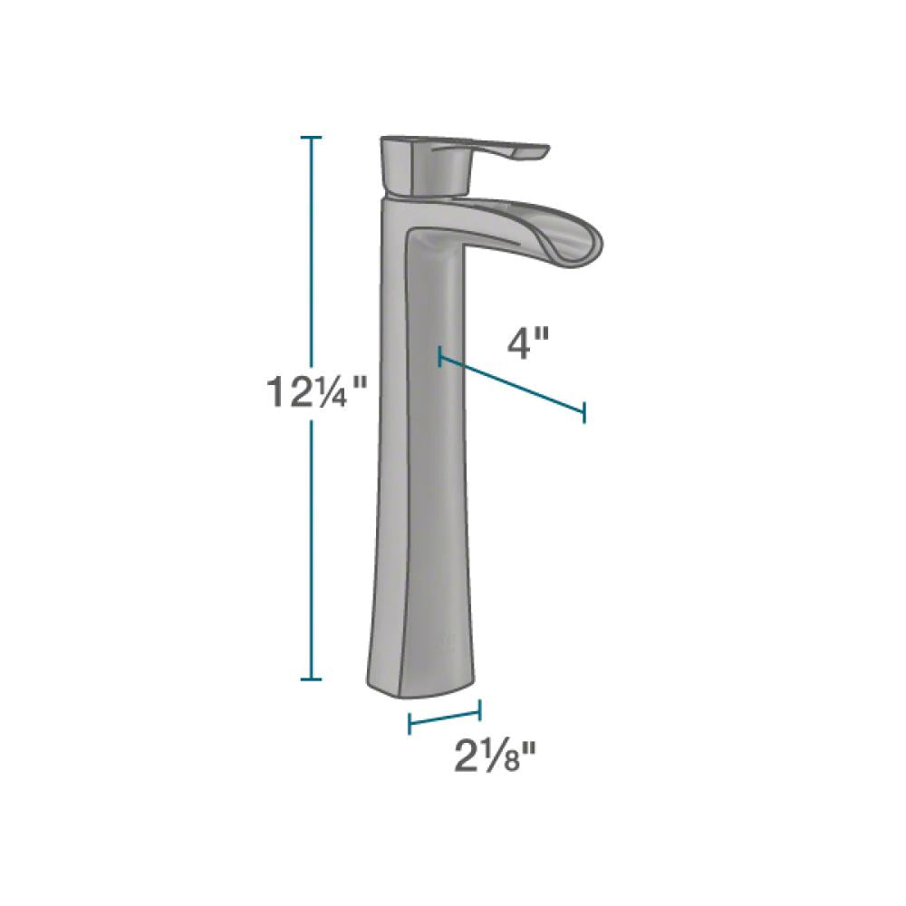Rene 17" Round Glass Bathroom Sink, Cerulean, with Faucet, R5-5001-CER-R9-7007-ABR - The Sink Boutique