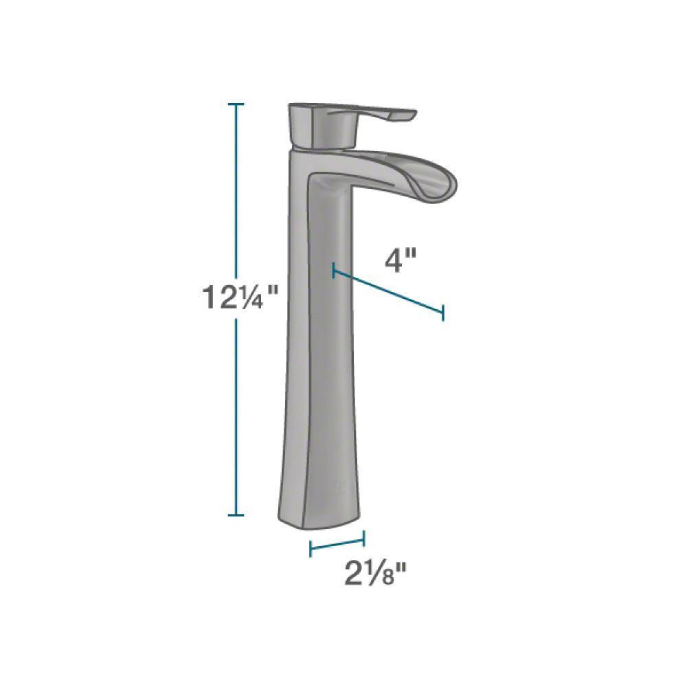 Rene 17" Square Glass Bathroom Sink, Noir, with Faucet, R5-5003-NOR-R9-7007-ABR - The Sink Boutique