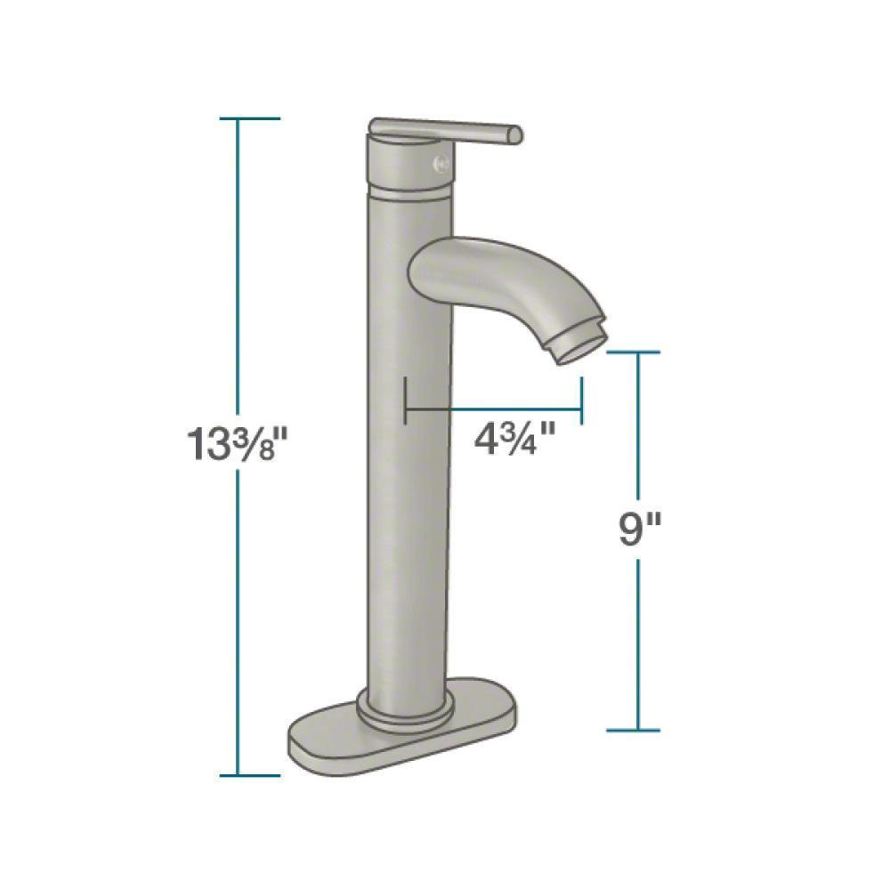 Rene 17" Square Glass Bathroom Sink, Textured, with Faucet, R5-5004-R9-7001-BN - The Sink Boutique