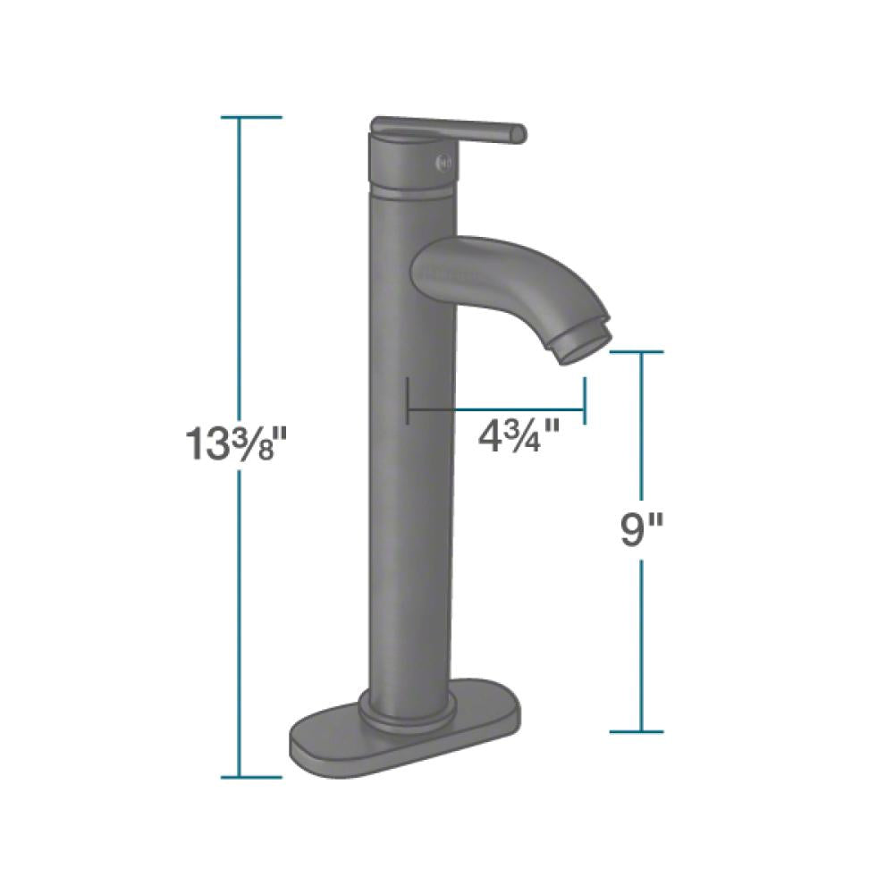 Rene 17" Specialty Glass Bathroom Sink, Frosted, with Faucet, R5-5011-R9-7001-ABR - The Sink Boutique