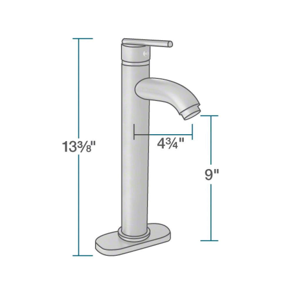 Rene 17" Round Glass Bathroom Sink, Crystal, with Faucet, R5-5024-R9-7001-C - The Sink Boutique