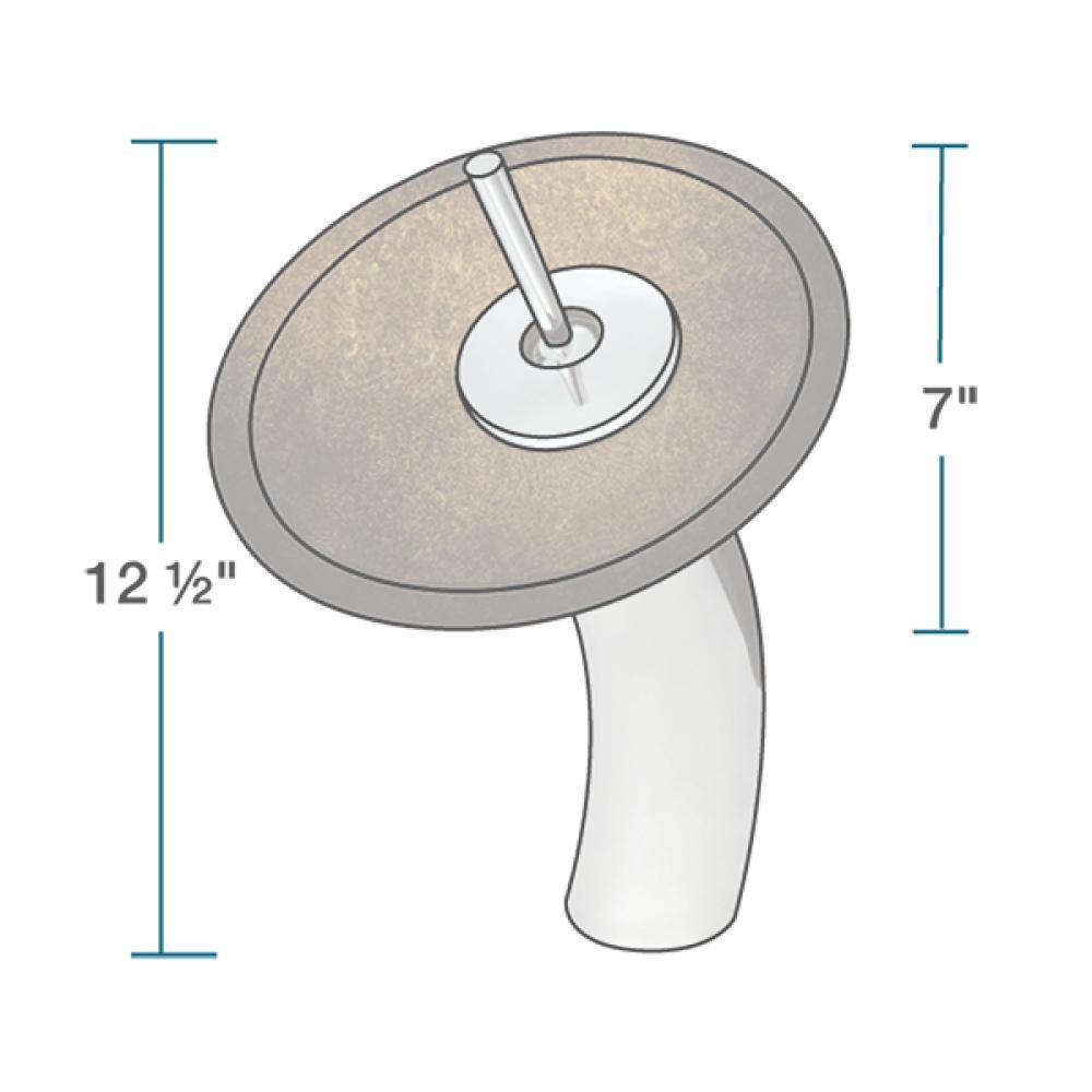 Rene 17" Round Glass Bathroom Sink, Regal Bronze and Earth Tones, with Faucet, R5-5035-WF-C - The Sink Boutique
