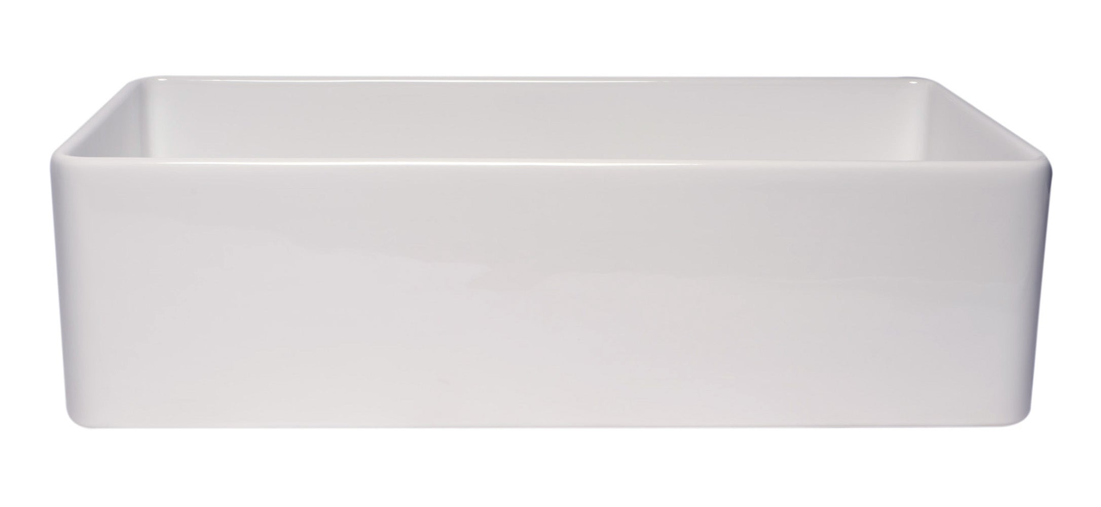 ALFI brand 36" Fireclay Farmhouse Sink, White, ABF3618-W - The Sink Boutique