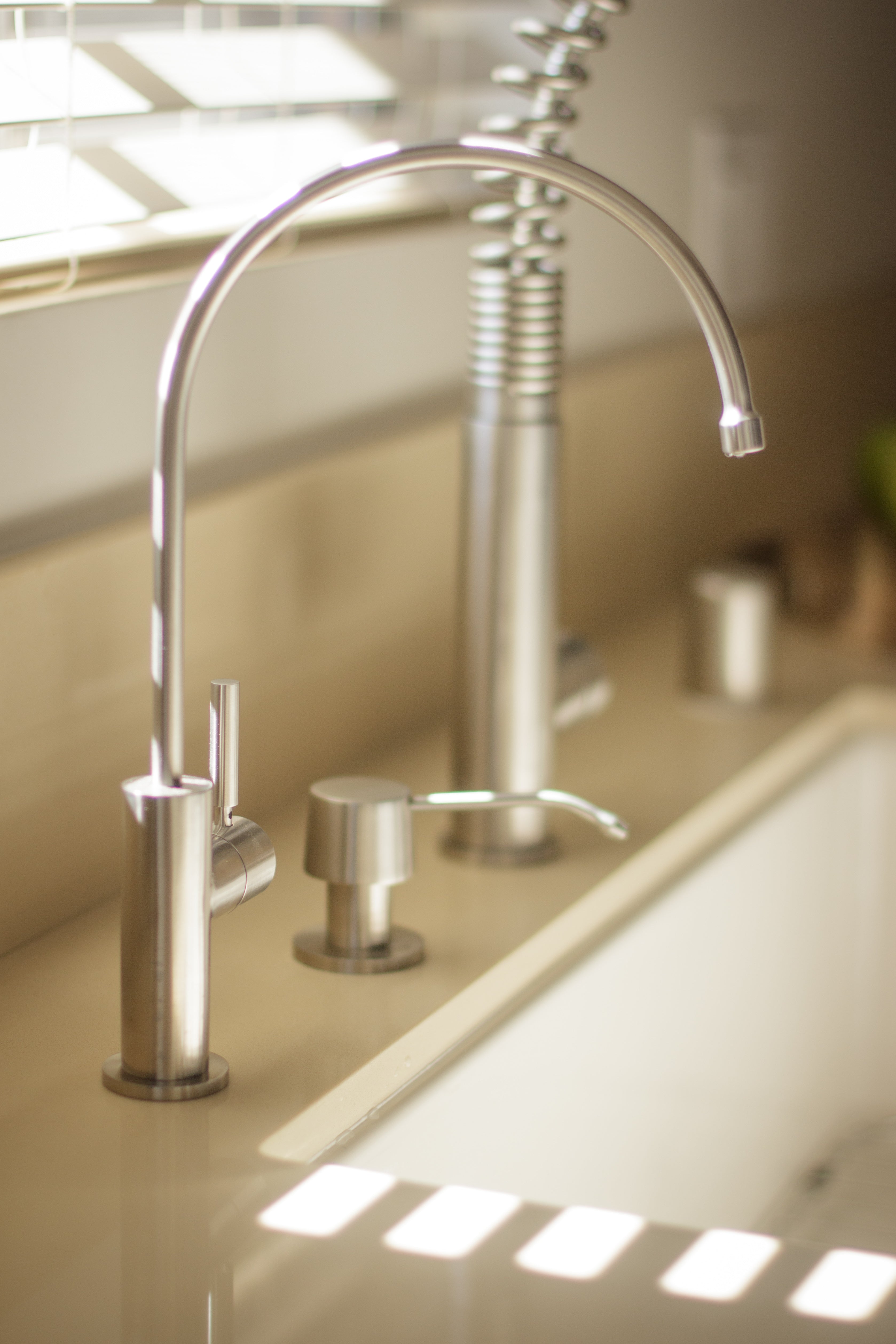 ALFI brand AB5004-BSS Solid Brushed Stainless Steel Modern Soap Dispenser - The Sink Boutique
