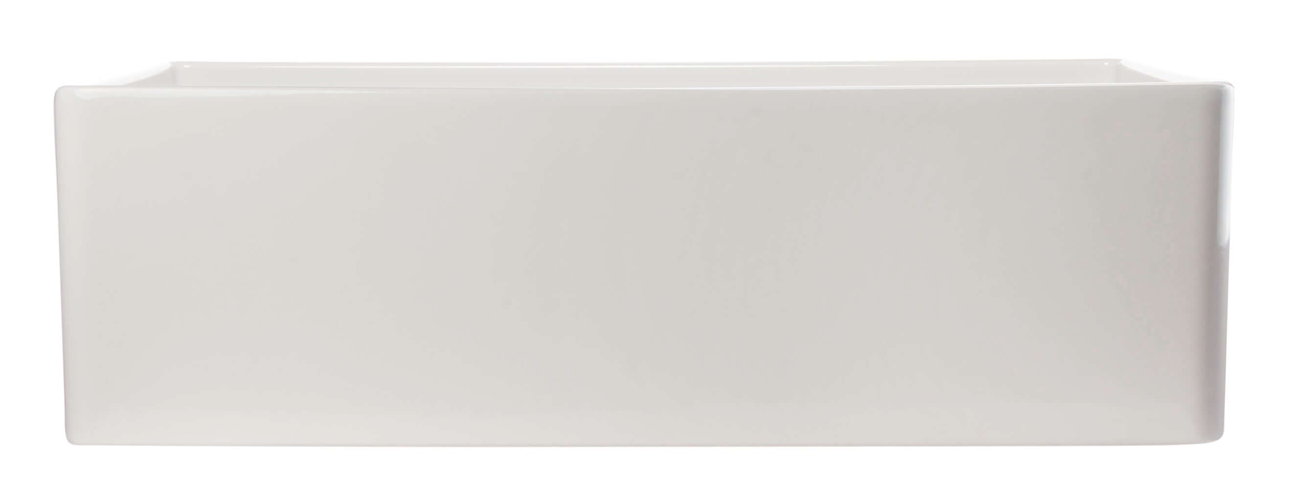 ALFI 33" Single Bowl Fireclay Farmhouse Apron Sink, White, AB533-W