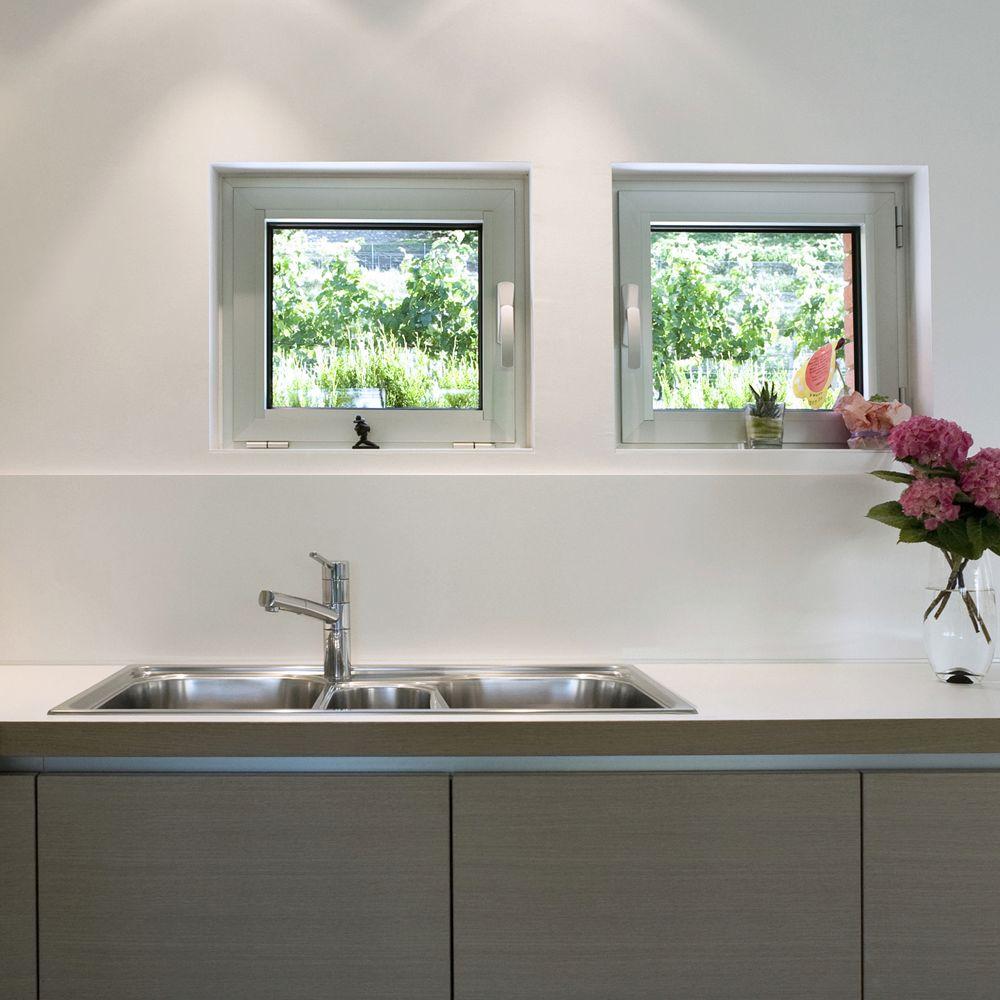 Houzer 41" Stainless Steel Topmount Triple Bowl Kitchen Sink, PGT-4322-1 - The Sink Boutique