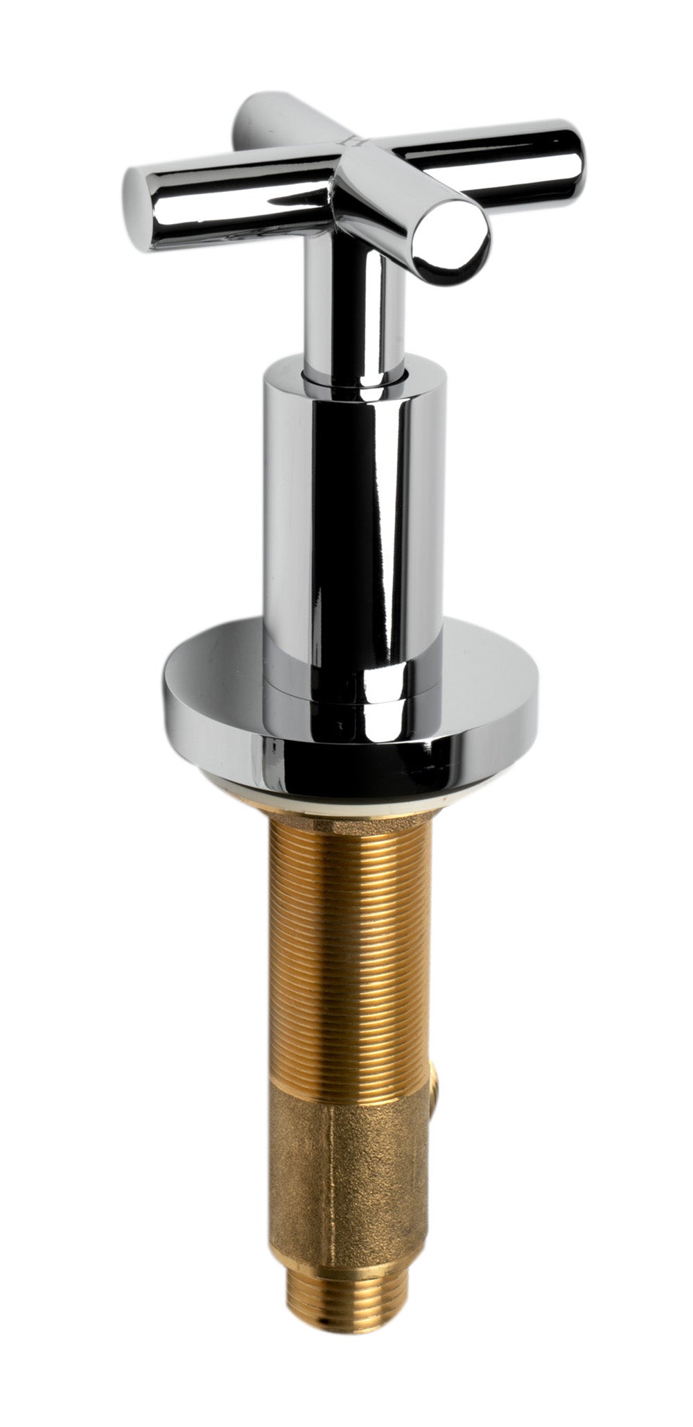 ALFI brand AB2503-PC Polished Chrome Deck Mounted Tub Filler with Hand Held Showerhead - The Sink Boutique