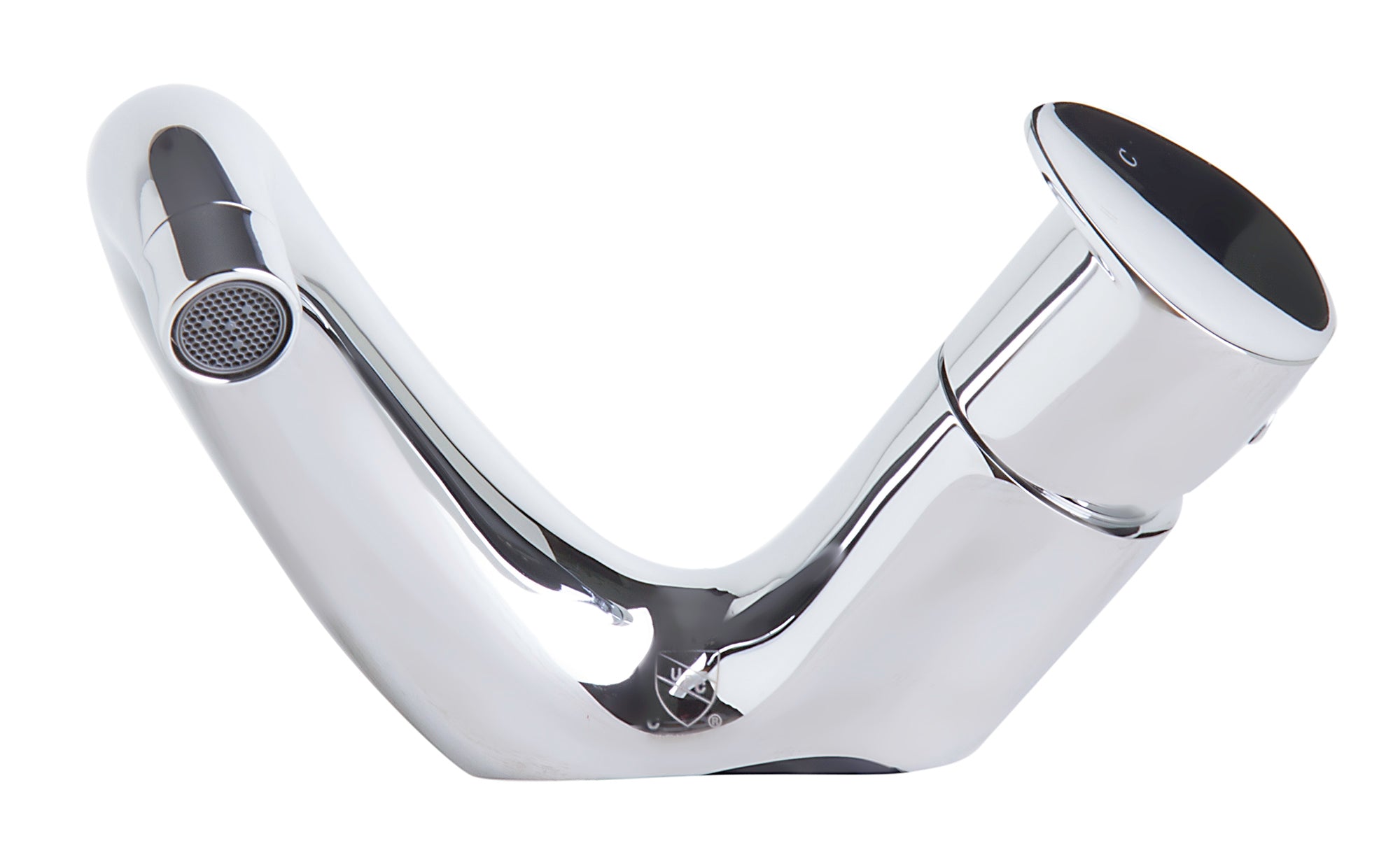 ALFI Wave Polished Chrome Single Lever Bathroom Faucet, AB1572-PC