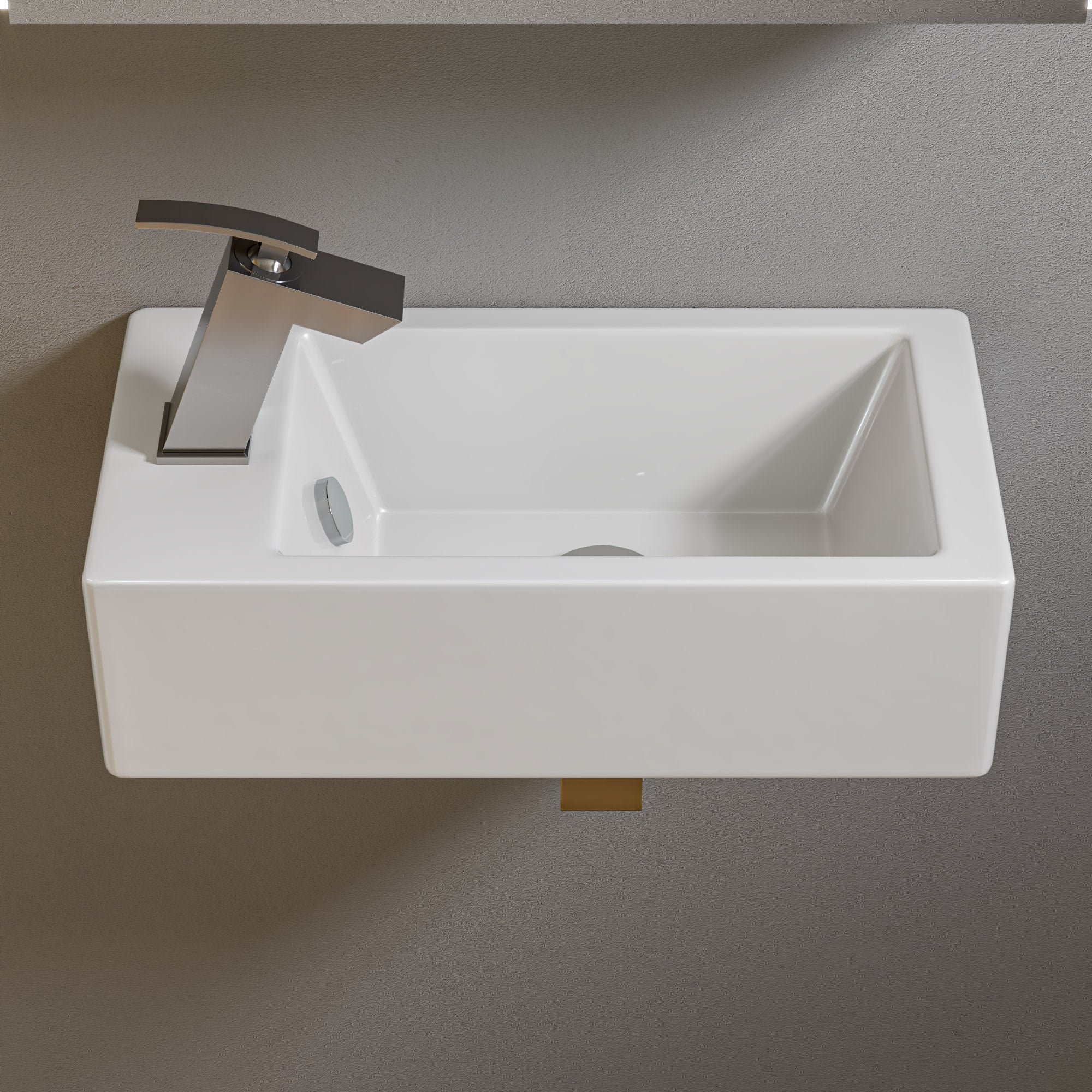 ALFI Brushed Nickel Single Lever Bathroom Faucet, AB1628-BN