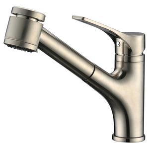 Alternate Image for Dawn 9" 1.8 GPM Pull Out Kitchen Faucet, Brushed Nickel, AB50 3709BN