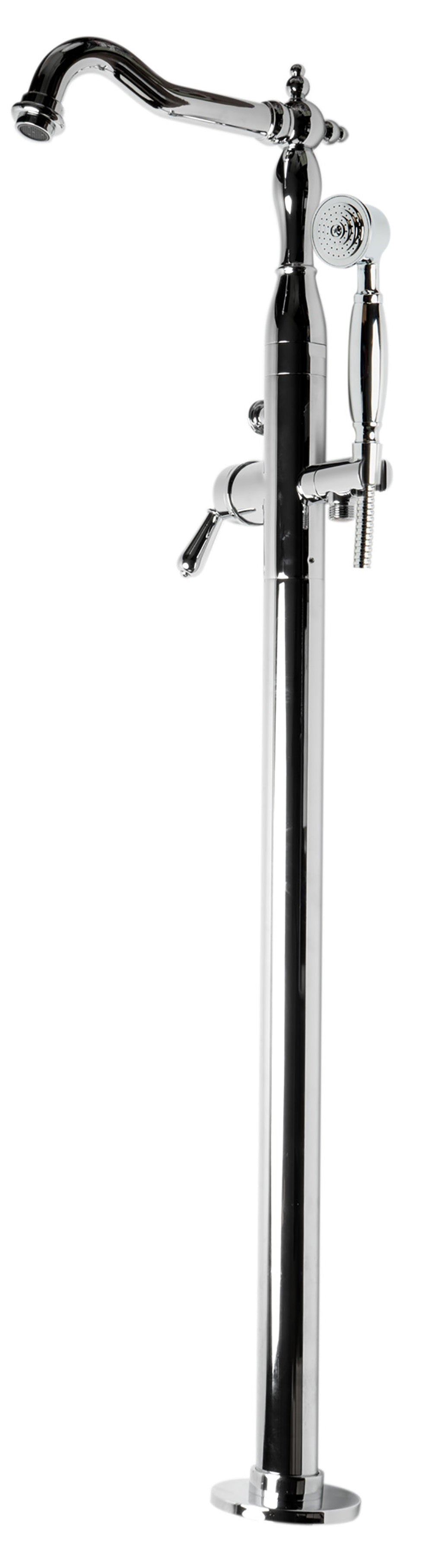 ALFI brand AB2553-PC Polished Chrome Free Standing Floor Mounted Bath Tub Filler