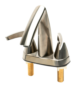 Alternate Image for ALFI brand AB1003-BN Brushed Nickel Two-Handle 4'' Centerset Bathroom Faucet