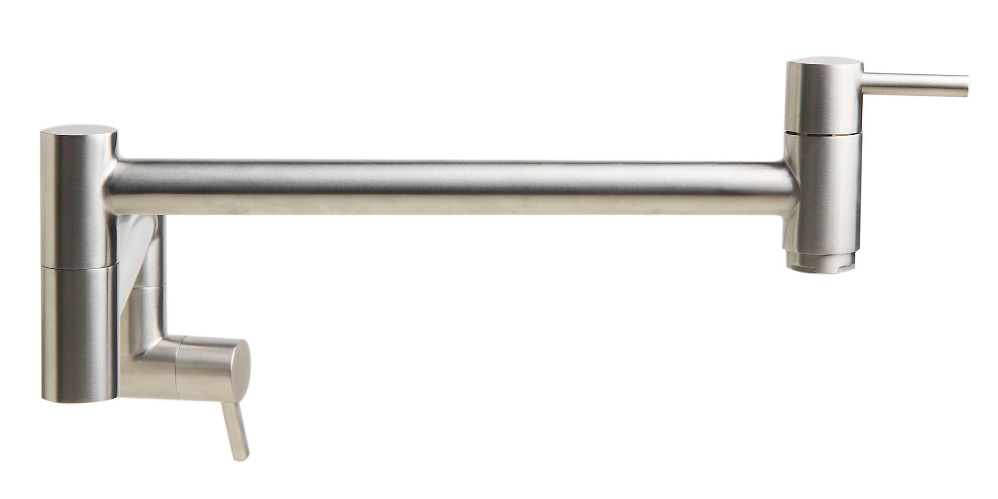 ALFI Brushed Stainless Steel Retractable Pot Filler Faucet, AB5019-BSS