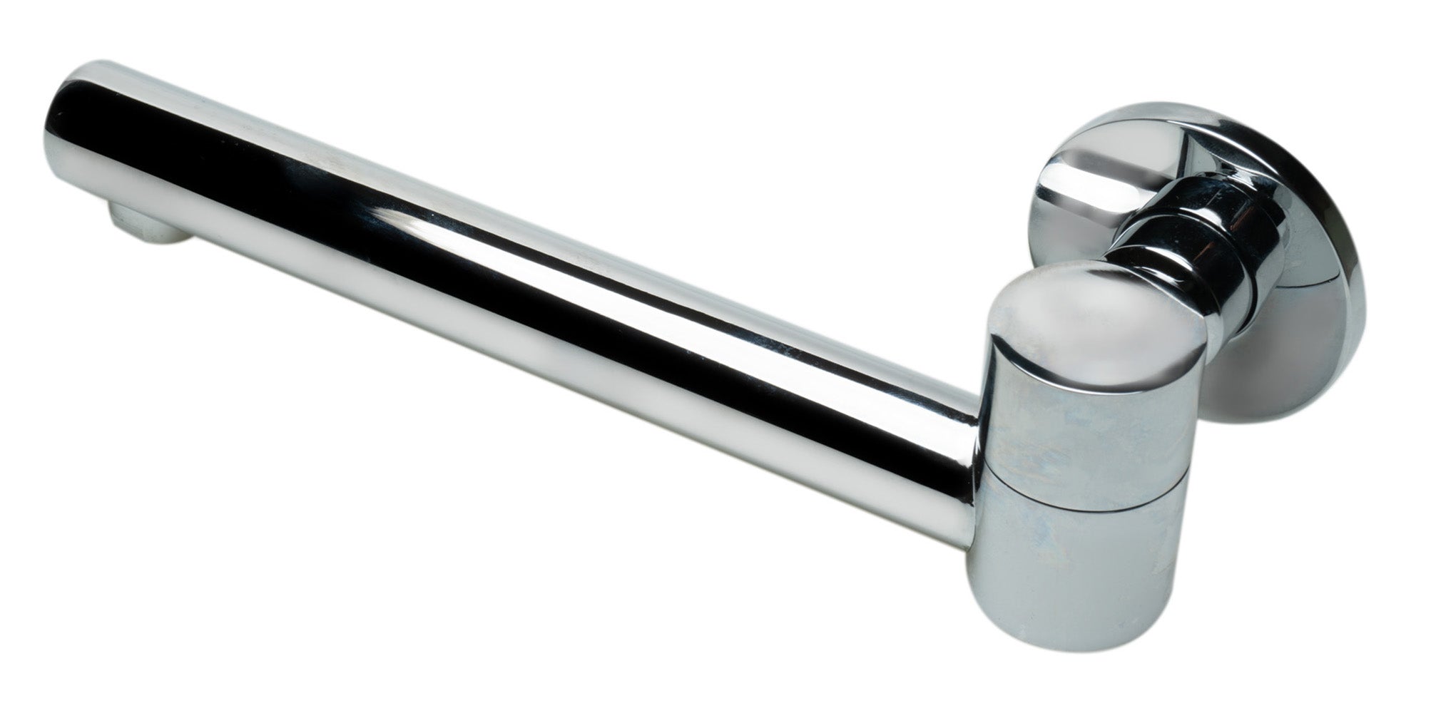 ALFI brand AB6601-PC Polished Chrome Round Foldable Tub Spout - The Sink Boutique