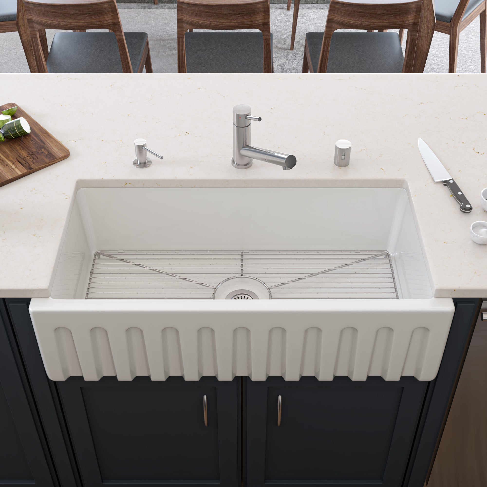 ALFI brand Stainless steel kitchen sink grid for AB3618HS ABGR3618H - The Sink Boutique