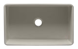 ALFI brand AB3320SB-B 33 inch Biscuit Reversible Single Fireclay Farmhouse Kitchen Sink Top