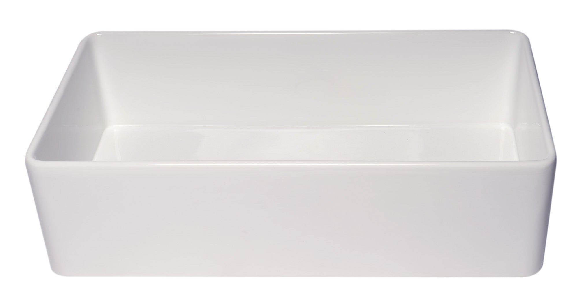 ALFI brand 36" Fireclay Farmhouse Sink, White, ABF3618-W - The Sink Boutique